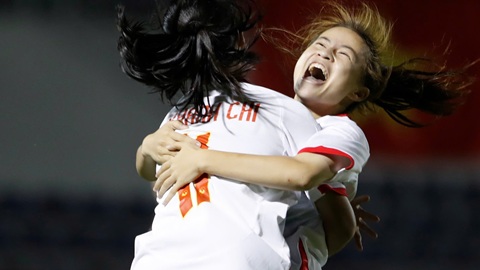 Đại thắng 20-0, U17 nữ Việt Nam chiếm ngôi đầu bảng D